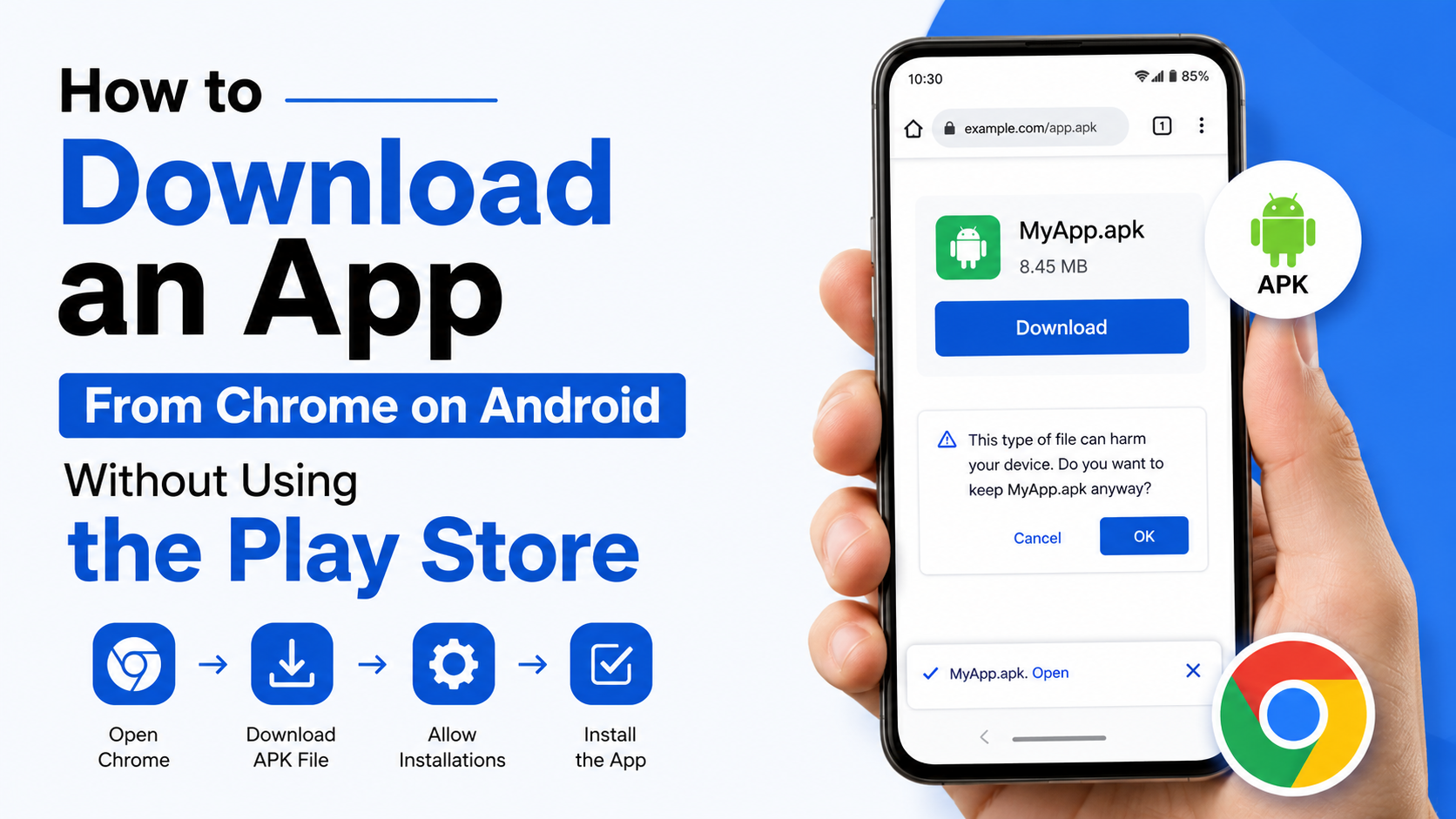 How to Download an App From Chrome on Android Without Using the Play Store