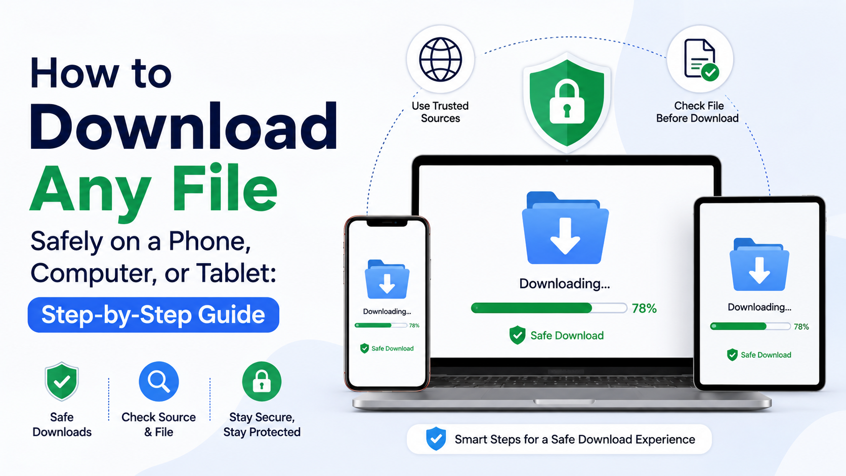 How to Download Any File Safely on a Phone, Computer, or Tablet: Step-by-Step Guide