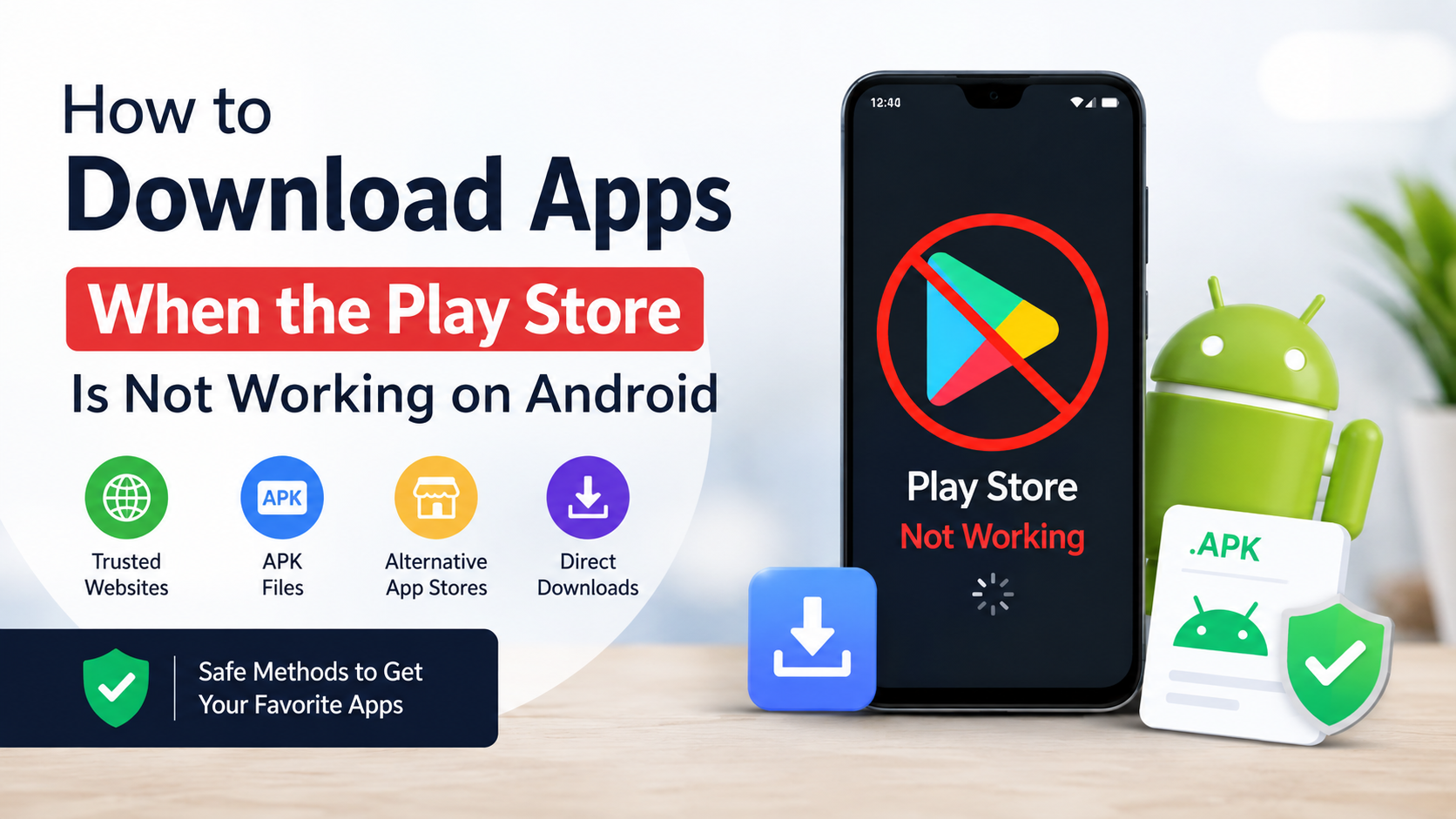 How to Download Apps When the Play Store Is Not Working on Android