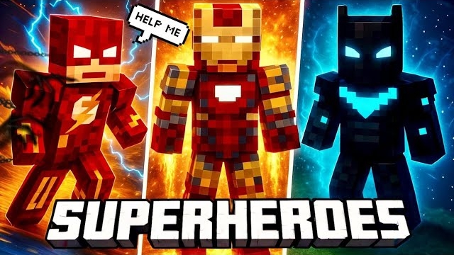 Best Superhero Mods for Minecraft PE 1.21+